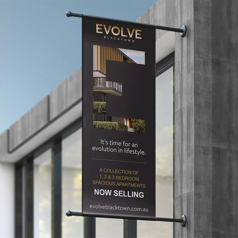 Evolve external display suite signage
